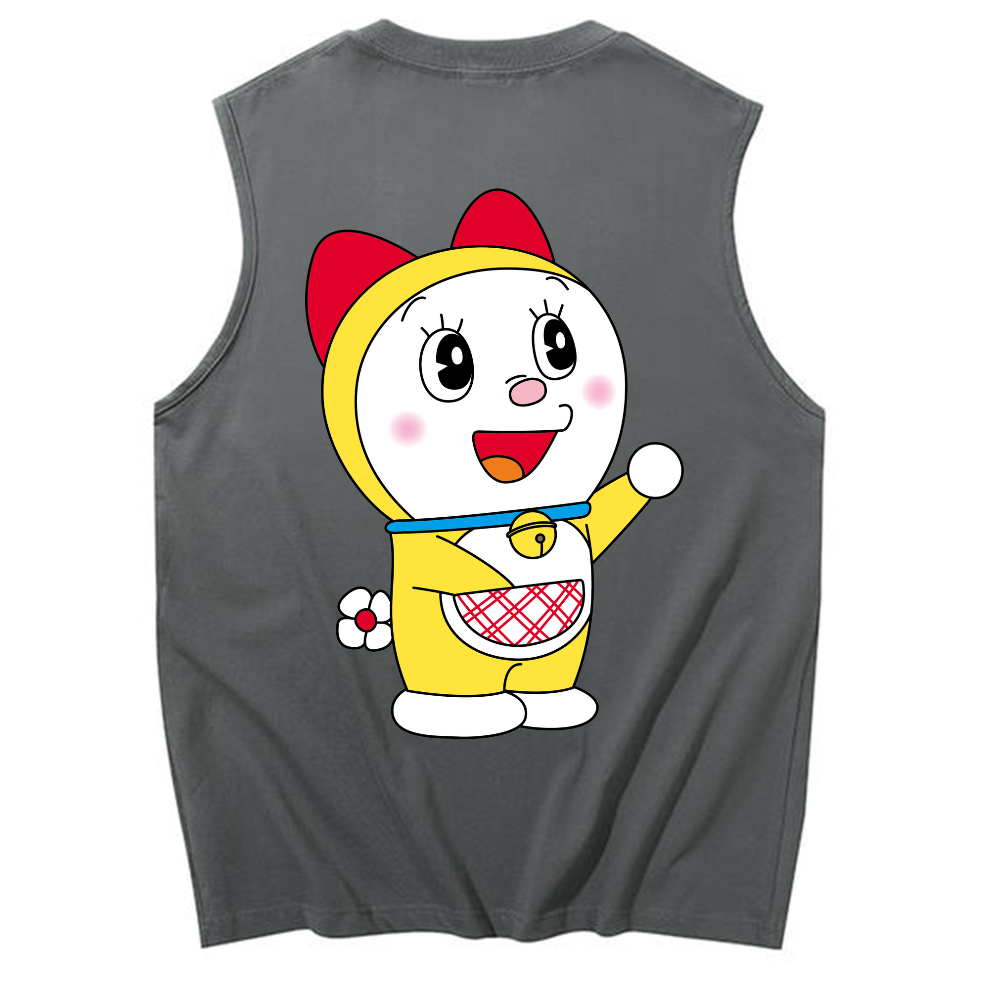 （画像用） ドラえもん ドラミ Doraemon Dorami コットン100％タンクトップ（背面プリント）